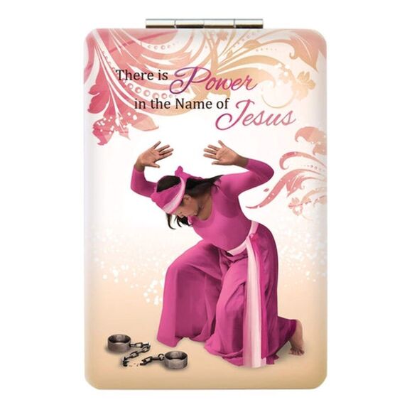 Statement Compact Mirror | Power in Jesus - Picture 1 of 2